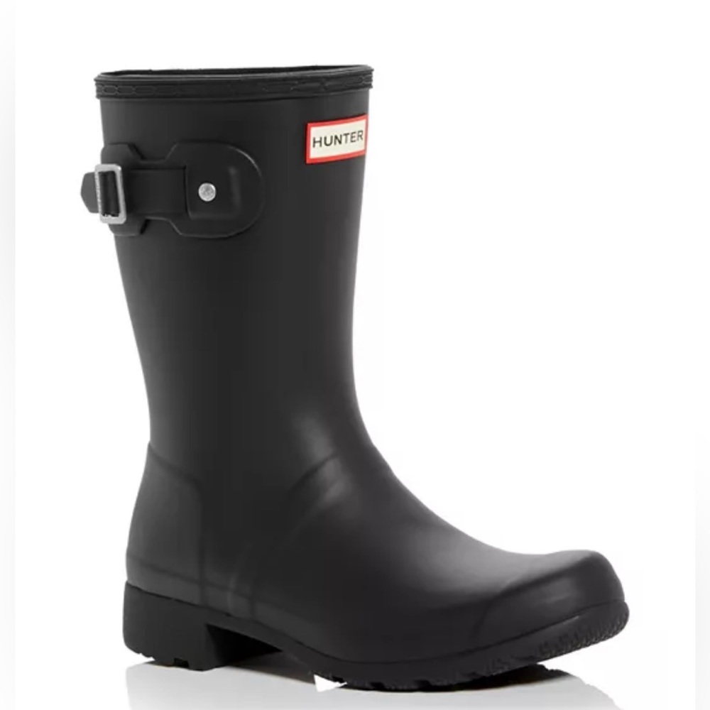 Matte Black Original Short Hunter Rain Boots
